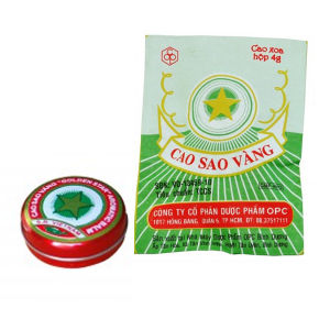 Cao Sao Vàng OPC 4g - Golden Star Balm OPC 4g