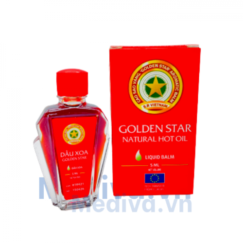 Dầu xoa sao vàng  - Golden star 5ml