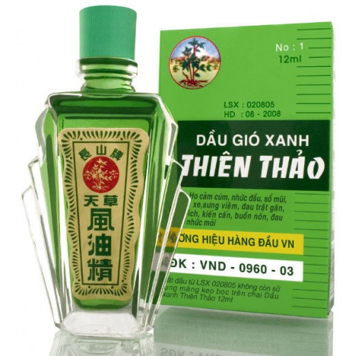 Dầu gió xanh Thiên Thảo 12ml