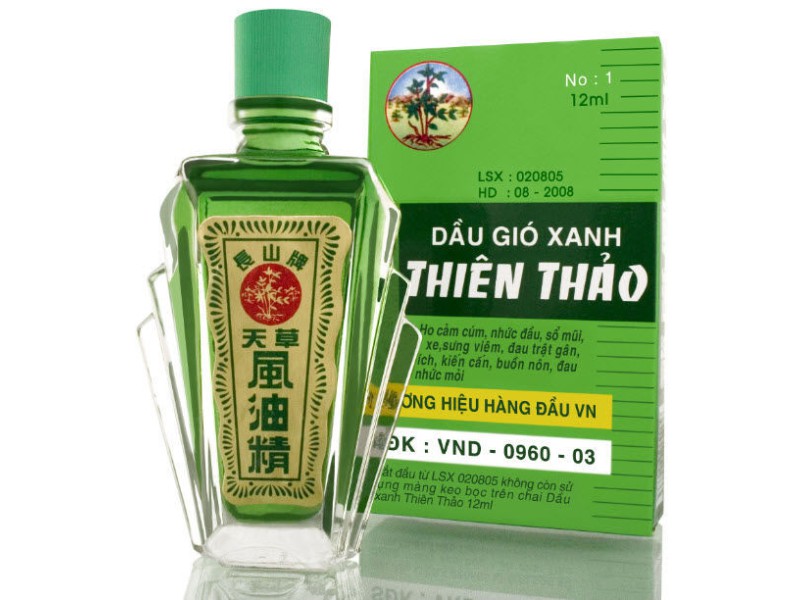 Dầu gió xanh Thiên Thảo 12ml