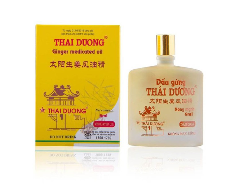 Dầu gừng Thái Dương 24ml