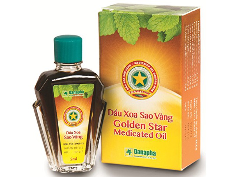 Dầu xoa Sao Vàng 5ml 