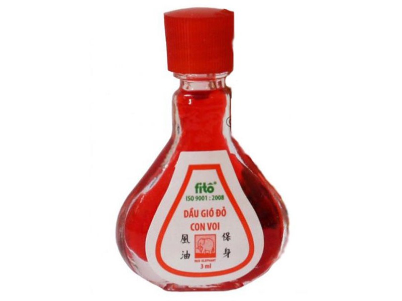 Dầu gió đỏ Con Voi 3ml