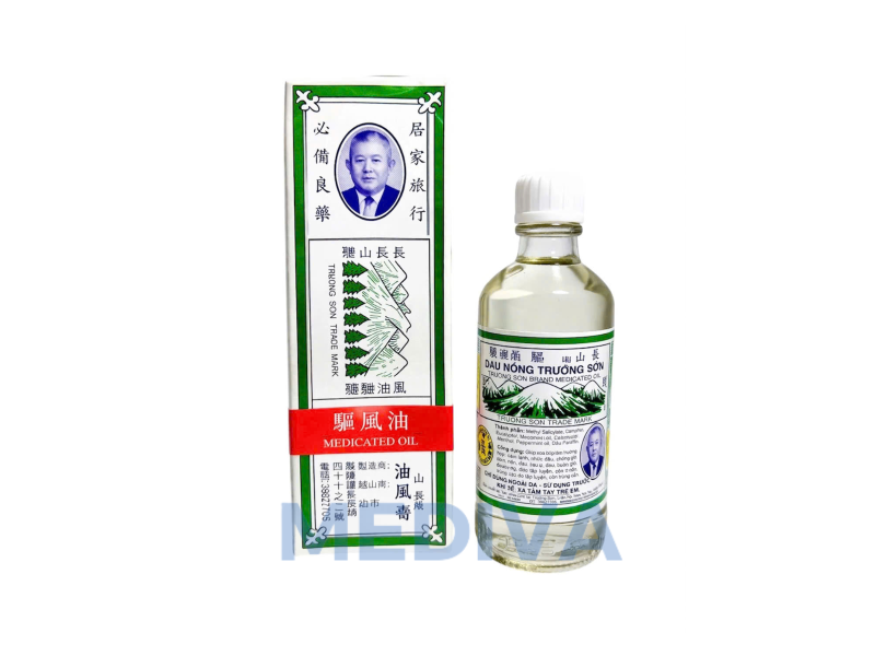 Dầu nóng Trường Sơn 50ml - Hương dễ chịu nóng 