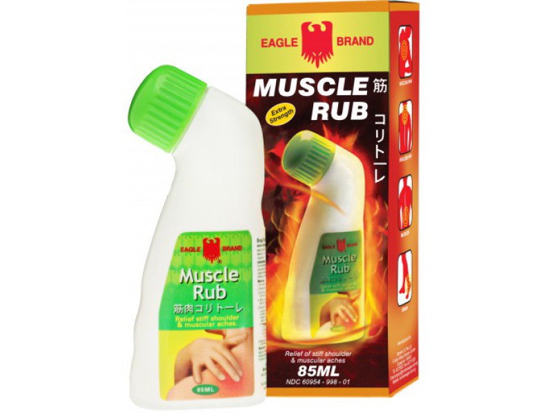 Dầu nóng xoa bóp Con Ó Muscle Rub 85ml - Singapore