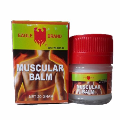 Cù là xoa bóp Con Ó 20g - Eagle Brand Muscular Balm