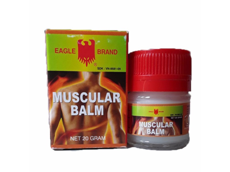 Cù là xoa bóp Con Ó 20g - Eagle Brand Muscular Balm 