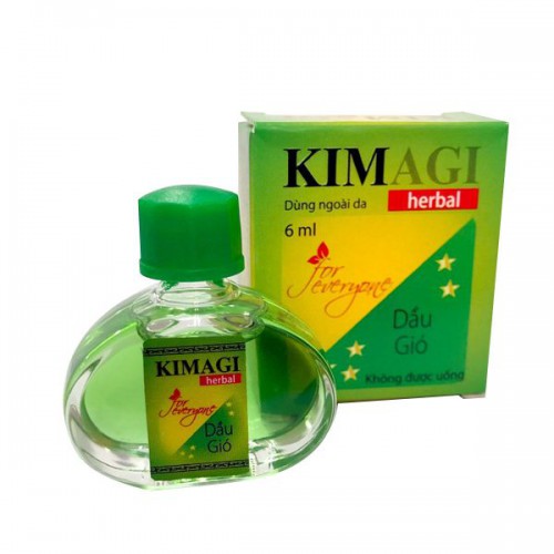 Dầu gió Kim Agi 6ml - Hương truyền thống dầu lạc đà cũ