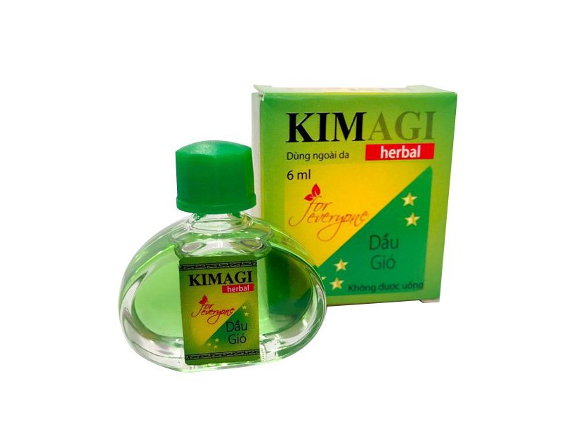 Dầu gió Kim Agi 6ml - Hương truyền thống dầu lạc đà cũ 