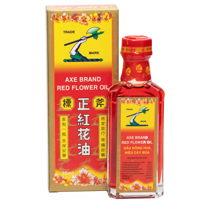 Dầu Hồng Hoa Hiệu Cây Búa 35ml - Axe Brand Red Flower Oil
