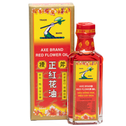 Dầu Hồng Hoa Hiệu Cây Búa 35ml - Axe Brand Red Flower Oil